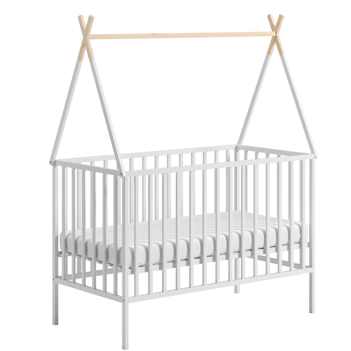 ATB TIPI 120 × 60 cm ledikant – wit – extra productafbeelding
