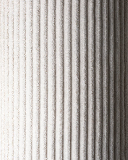 Wigiwama Marshmallow Roll Cushion - ribbed fabric cushion