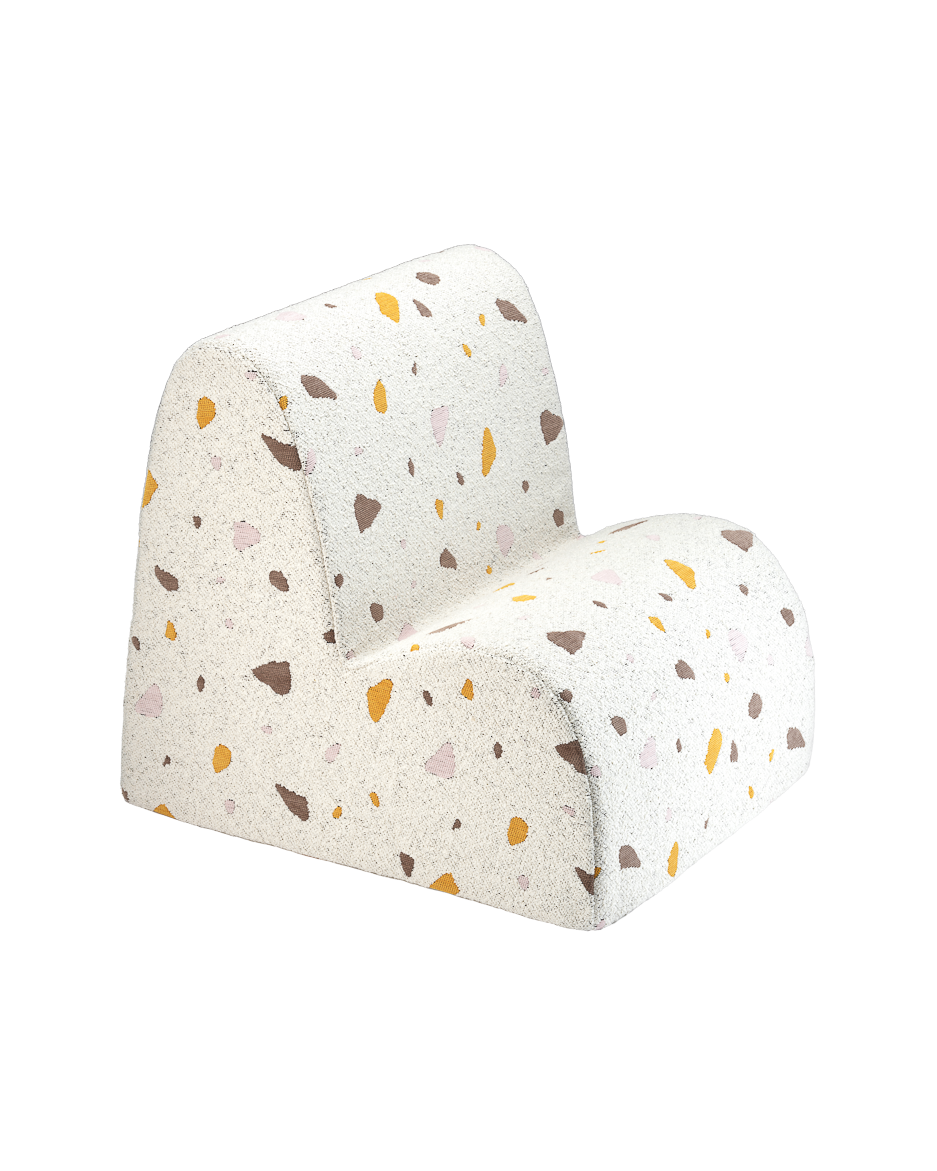 Wigiwama Terrazzo Marble Cloud Chair - woven children's chair