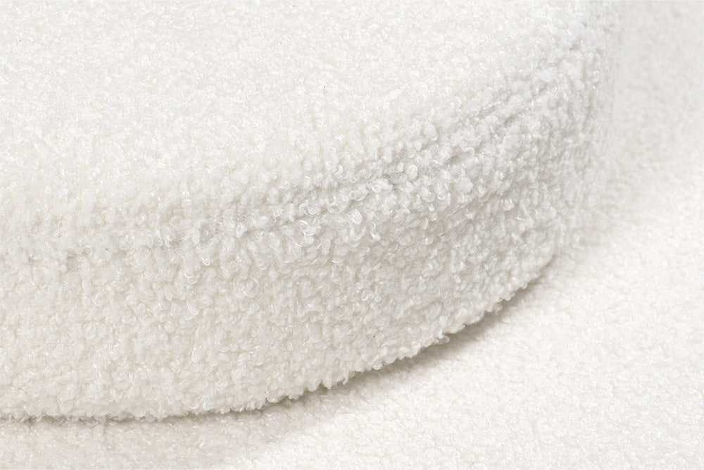 Teddypluche van dichtbij – Shappy hoezenset in Cream White