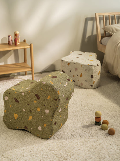 Wigiwama Terrazzo Marble Cloud Pouffe 