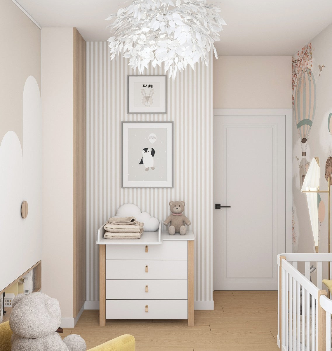 YappyKids dresser 90 cm - White