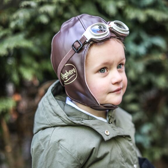 Baghera vintage racing helmet and racing glasses
