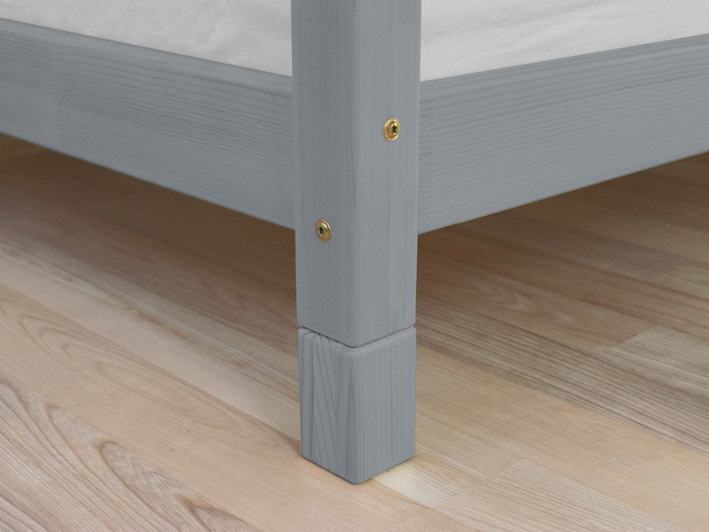 Wooden legs for a children's bed - bed riser for the Buddy bed drawer