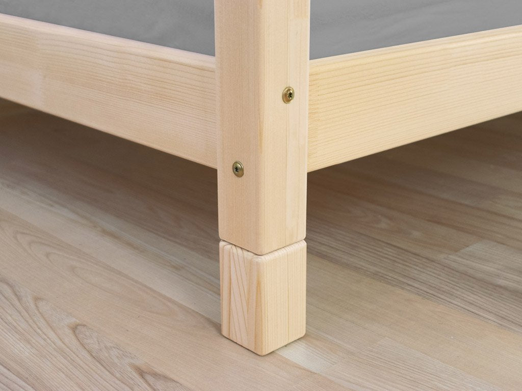 Wooden legs for a children's bed - bed riser for the Buddy bed drawer