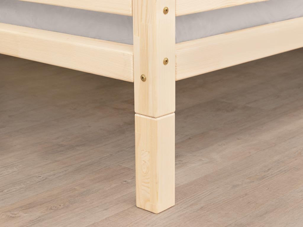 Wooden legs for a children's bed - bed riser for the Buddy bed drawer