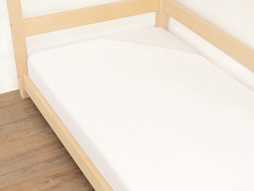 Wit Benlemi jersey hoeslaken 80 x 170 cm