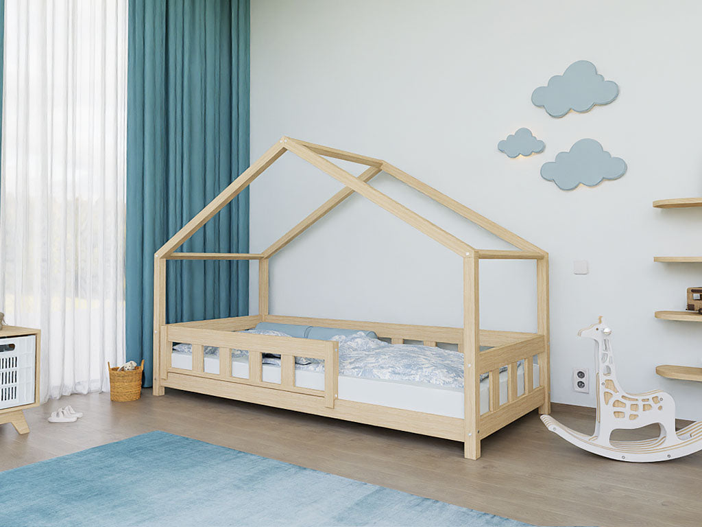Benlemi Huisbed PLOTTY — voordak met bedhekje productfoto