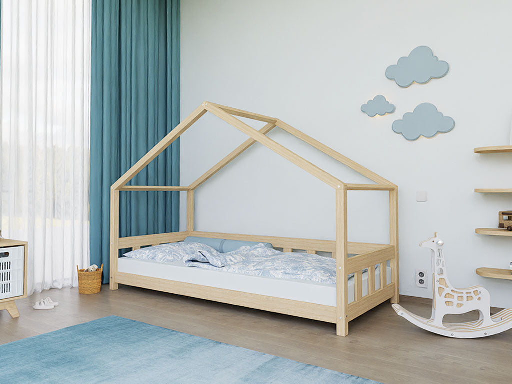 Benlemi Huisbed PLOTTY — voordak met open instap productfoto