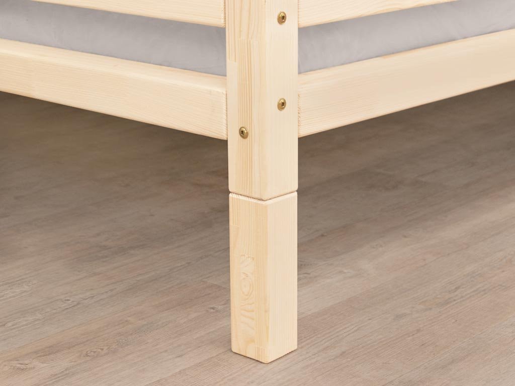 Houten poten kinderbed Tery en Lucky - bedverhoger - 