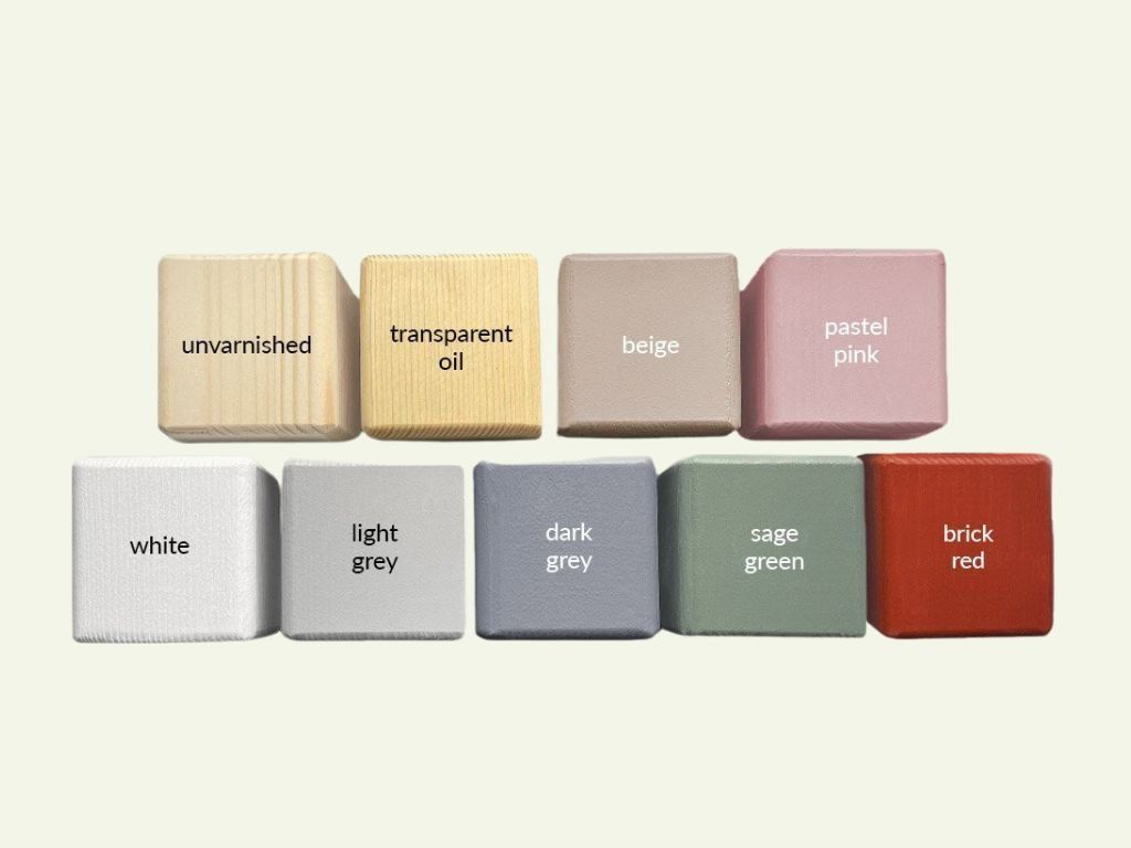 Kleuren van het Benlemi FENCE Montessori bed
