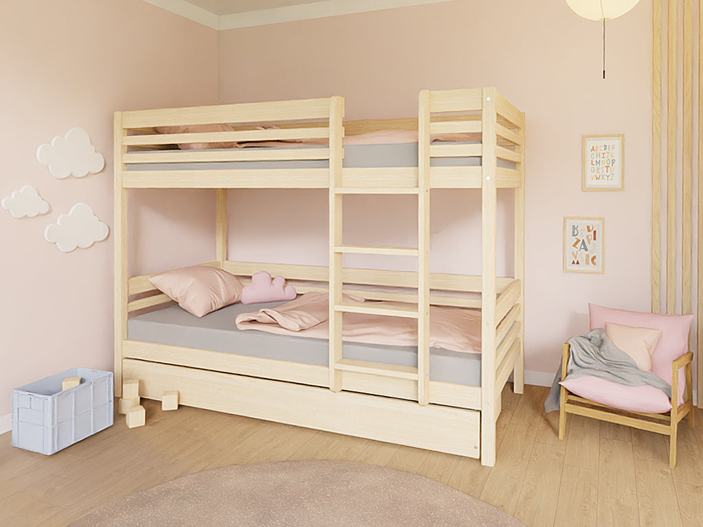 Benlemi Stapelbed TULY — 90×200 met ladder