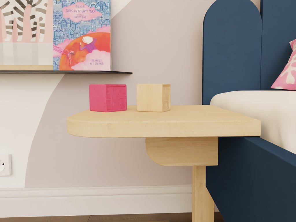 Zwevend nachtkastje tbv kinderbed Nova - 