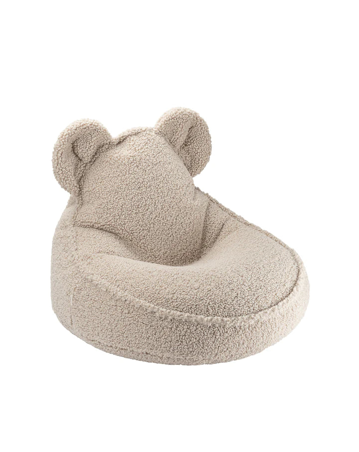 Wigiwama Biscuit Bear beanbag - fluffy beanbag