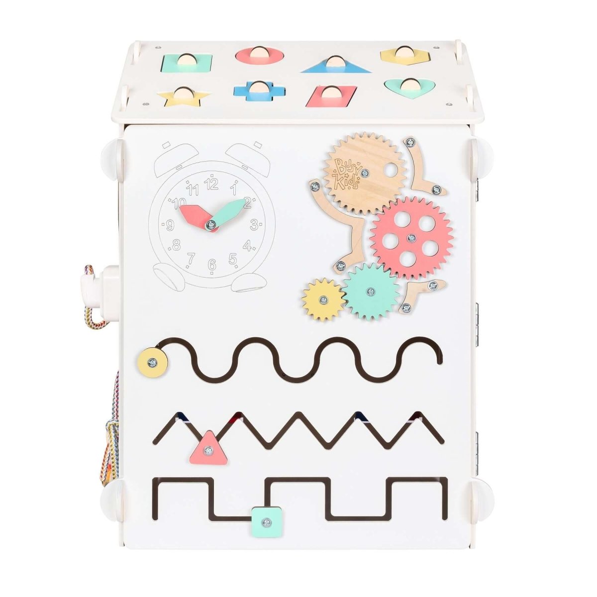 BusyKids Busy Board sensorisch speelhuisje – wit-Speelhuisje