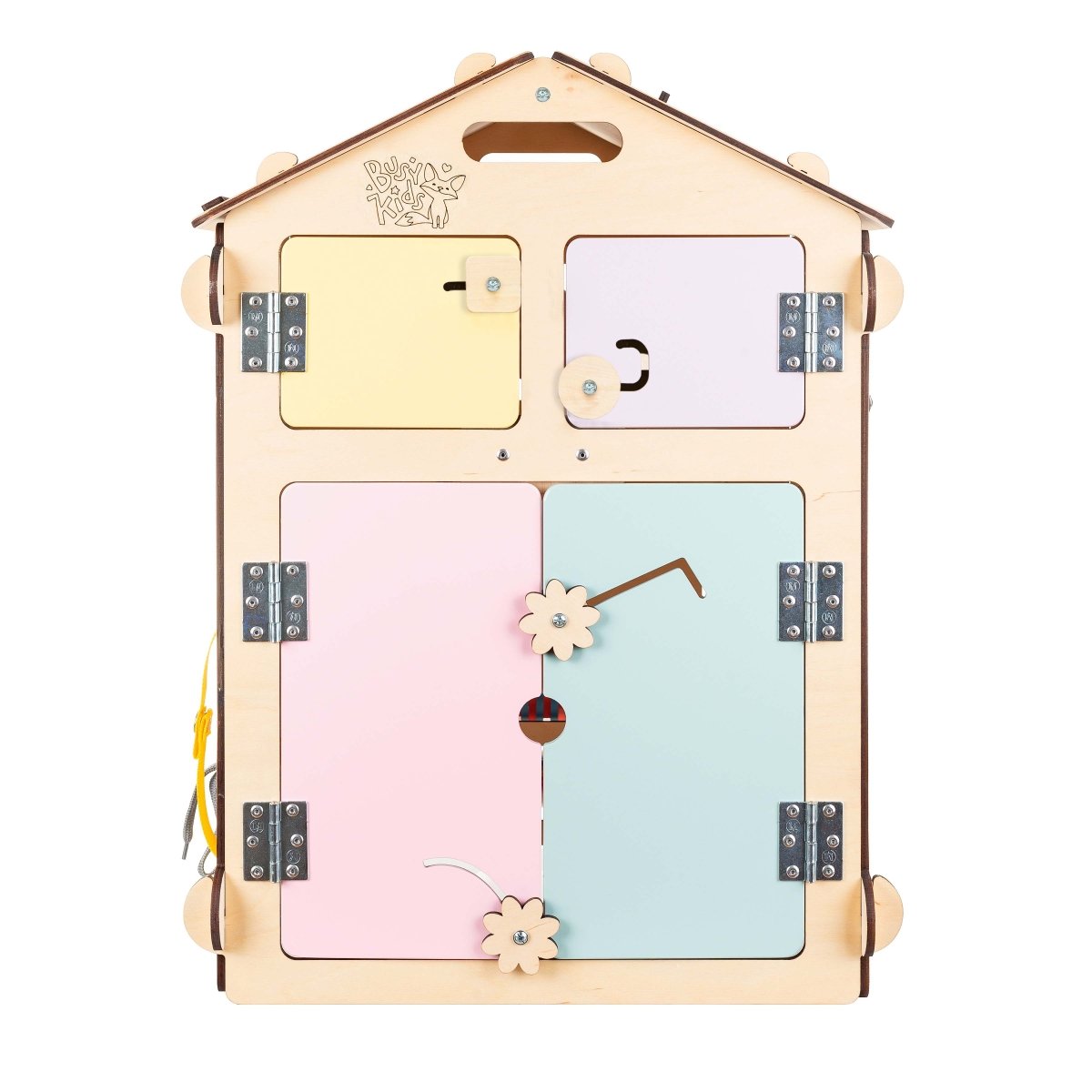 BusyKids Busy Board speelhuisje – naturel pastel, limited edition-Speelhuisje
