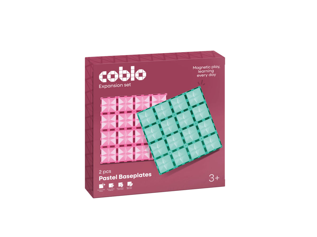 Coblo Basisplaten Pastel – 2 stuks verpakking