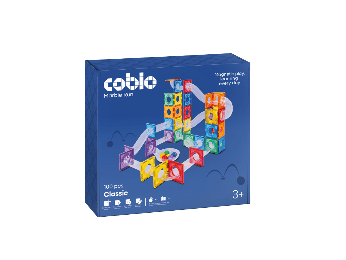 Coblo Magnetische Knikkerbaan Classic – 100 stuks verpakking