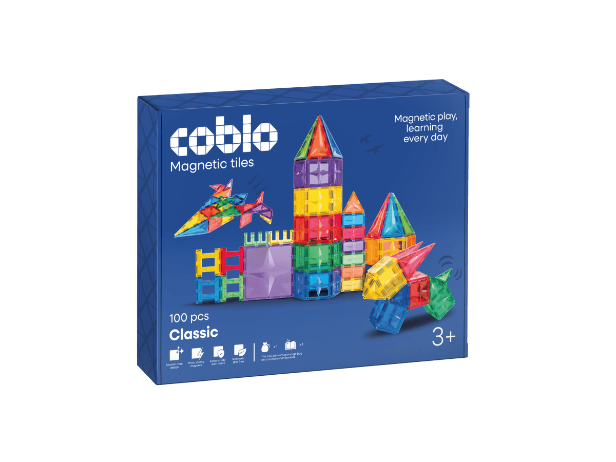 Coblo magnetische tegels Classic 100 stuks verpakking
