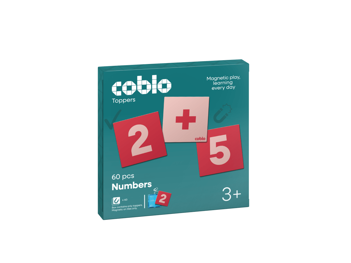 Coblo Toppers Cijfers – 60 stuks verpakking