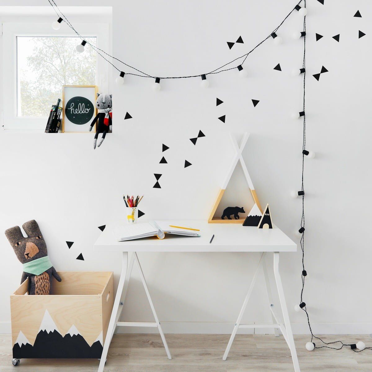 Miniset: Triangles Black