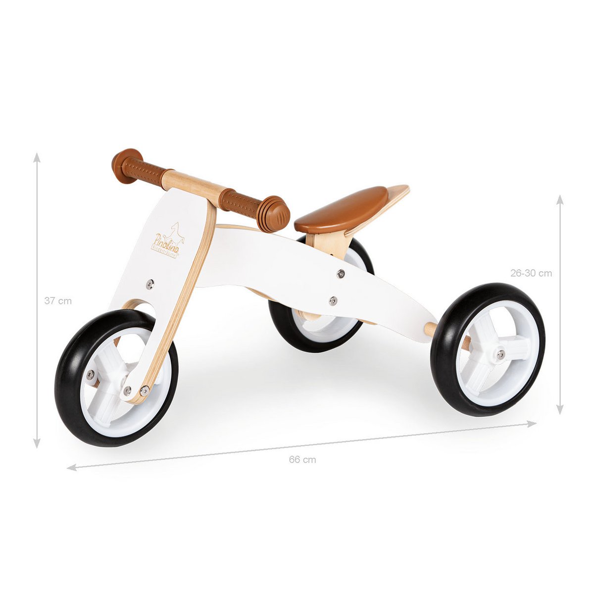 Tricycle Charlie - white