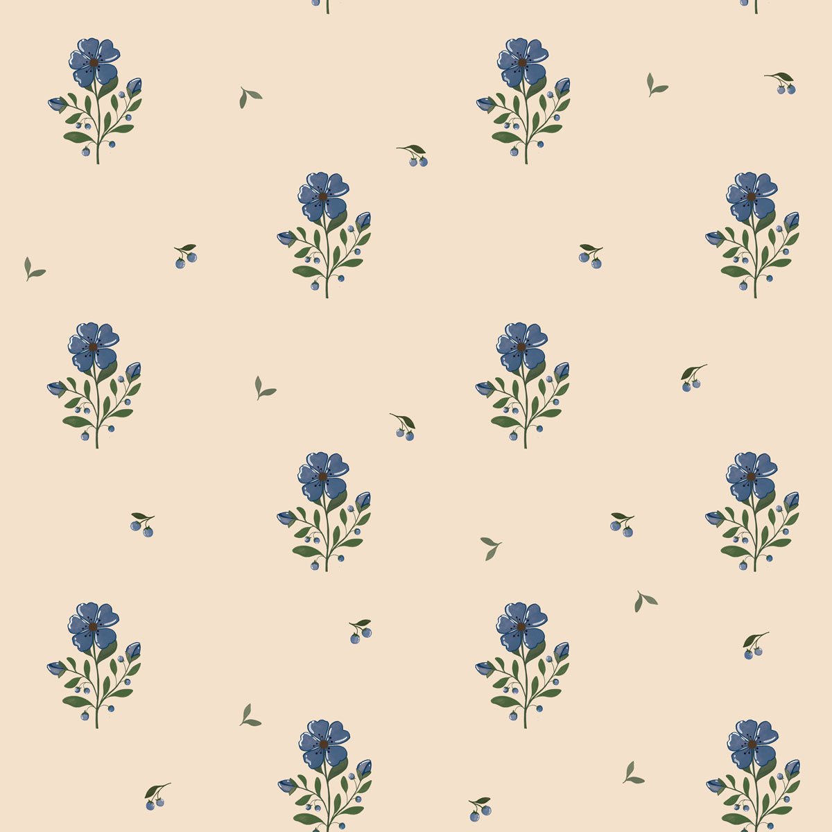Dekornik Dreamy Vintage Flowers kinderbehang