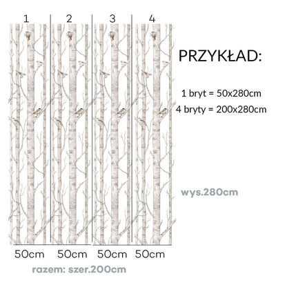 Dekornik Birch Forest kinderbehang