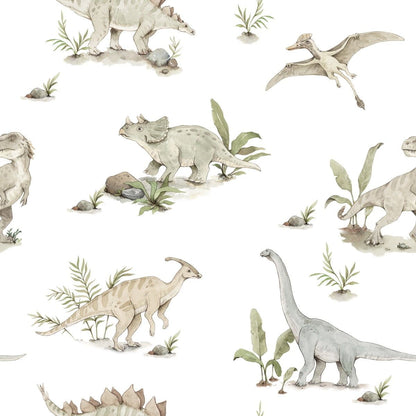 Dekornik Happy Dinos kinderbehang