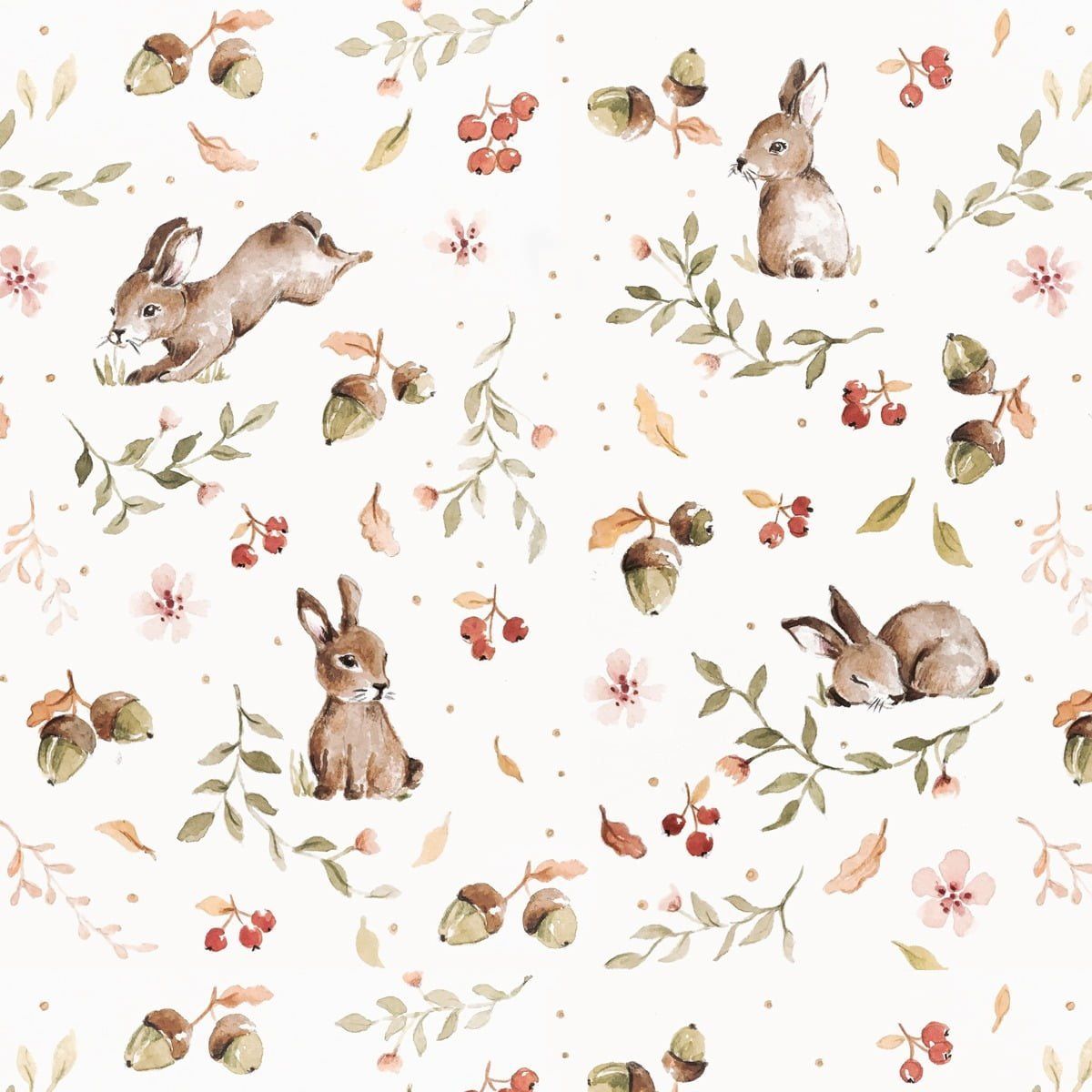 Dekornik Happy Rabbits kinderbehang