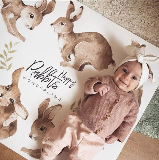 Dekornik Happy Rabbits Wonderland muurstickerset