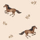 Dekornik Horses Beige kinderbehang