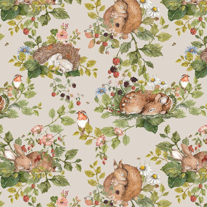 Dekornik Little Sleepy Animals Light kinderbehang