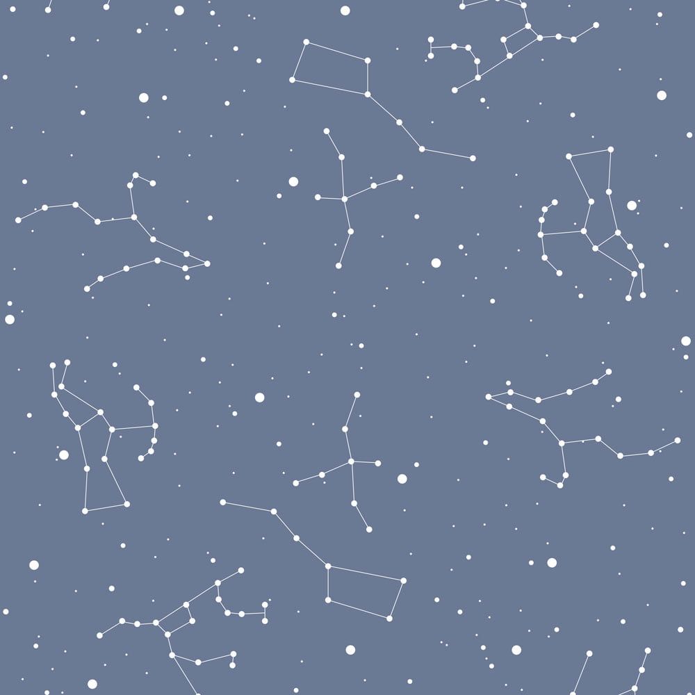 Dekornik Simple cosmos blue kinderbehang