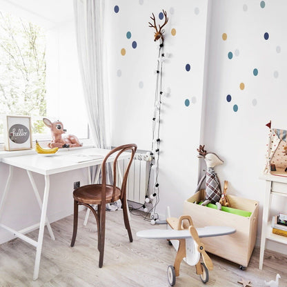 Confetti 5 Navy Blue Turquoise