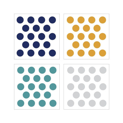 Confetti 5 Navy Blue Turquoise