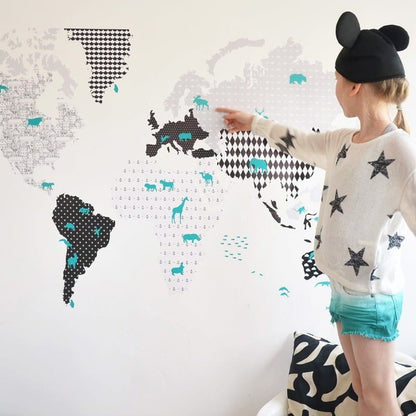 Map 3 Black And White - 