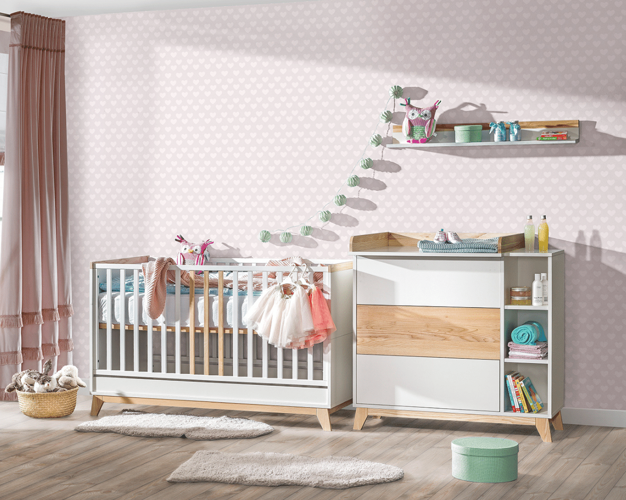 ATB NORDIK commode à langer – blanc/frêne – vue supplémentaire 2