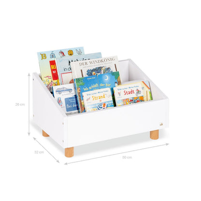 Children's bookshelf "en", White
