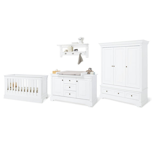 Nursery Emilia extra wide – 4-piece with large wardrobe