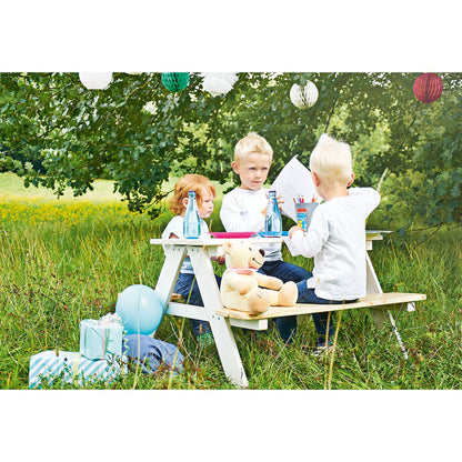 Children's Picnic Table "Nicki for 4", white