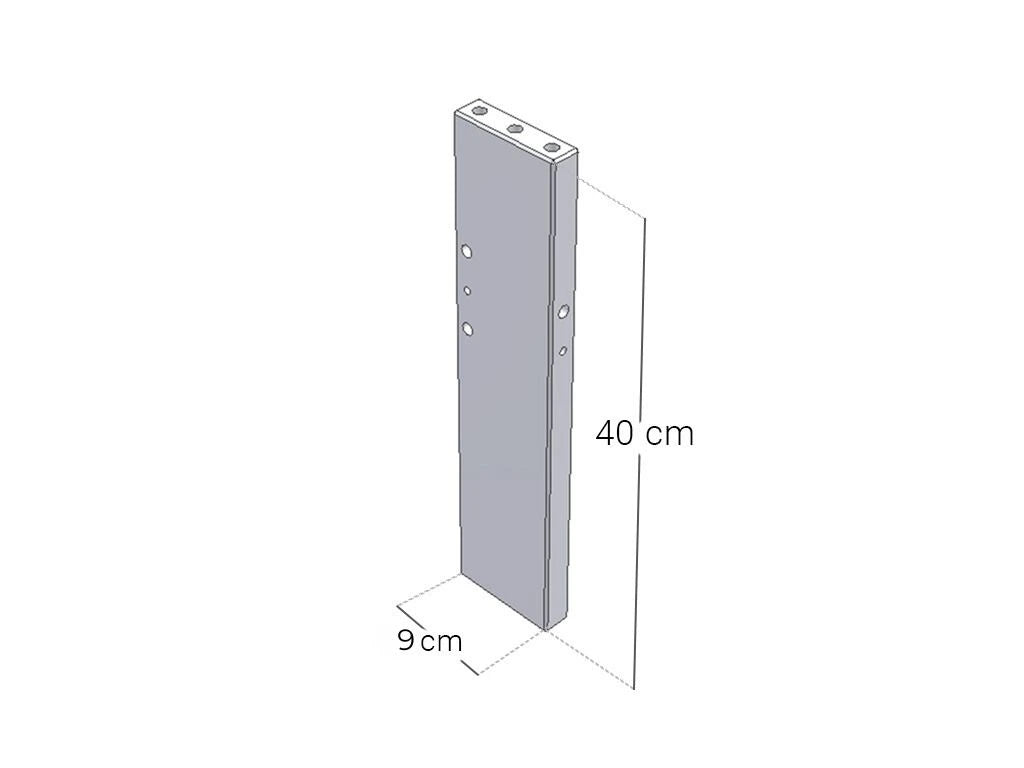 Benlemi GROW verhoogpoot met maatvoering 40 cm