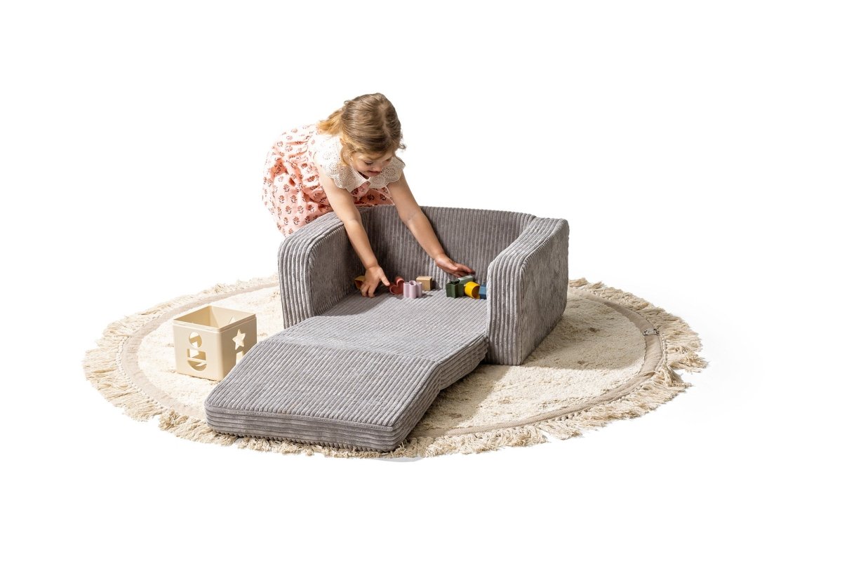 Shappy Lumi Peuterstoel Corduroy in Pebble