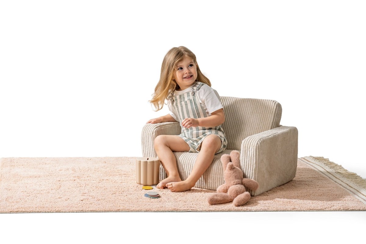 Shappy Lumi Peuterstoel Corduroy in Vanilla