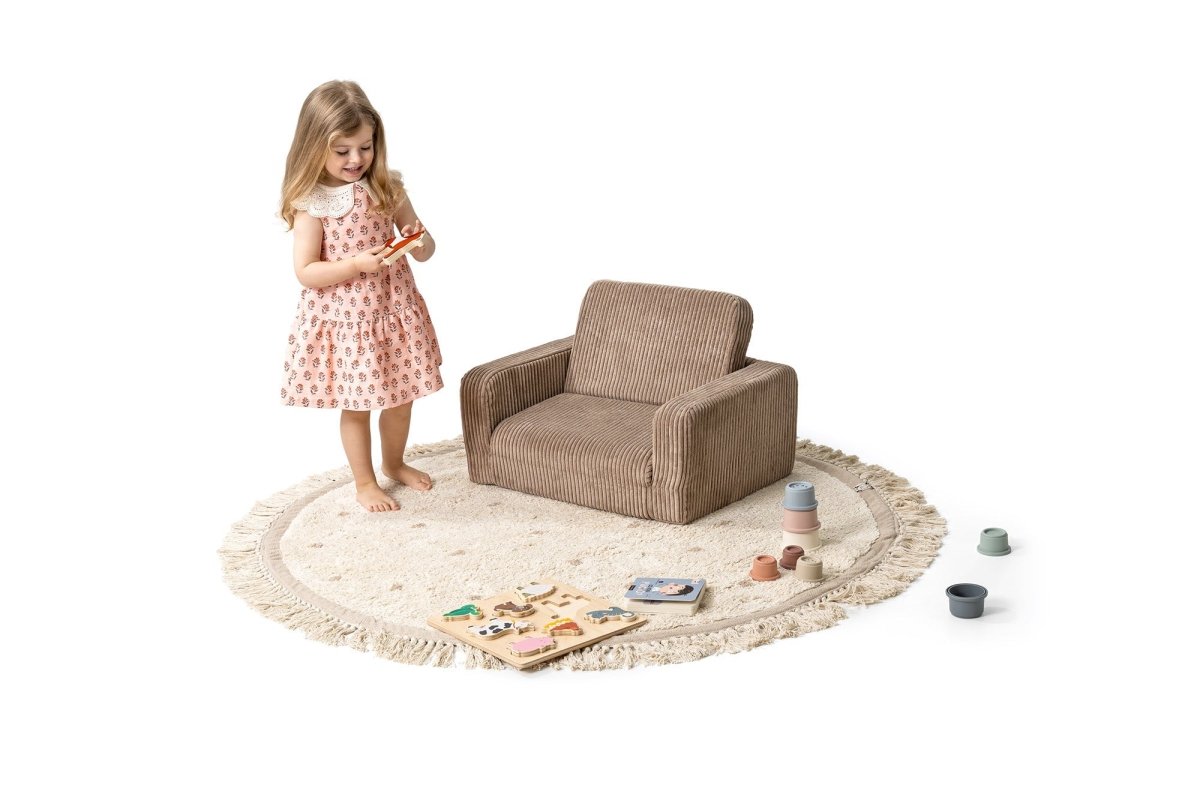 Shappy Lumi Peuterstoel Corduroy in Chocolate