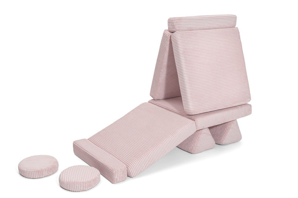 Shappy Speelbank Mini Pure Corduroy 120 cm in Candy