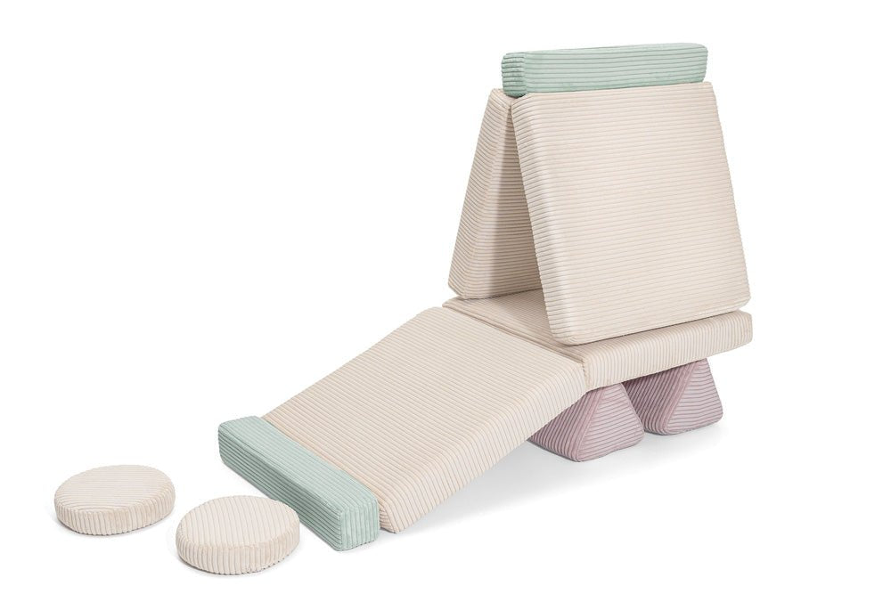 Shappy Speelbank Mini Pure Corduroy 120 cm in Lollipop