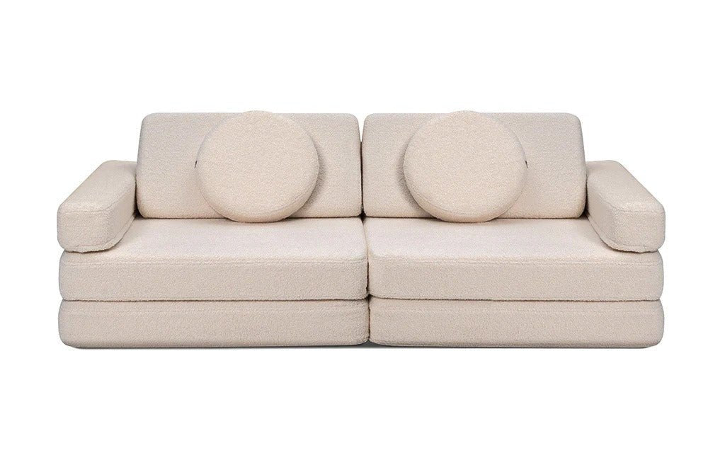 modulaire speelbank voor bouwen en ontspannen van teddystof
