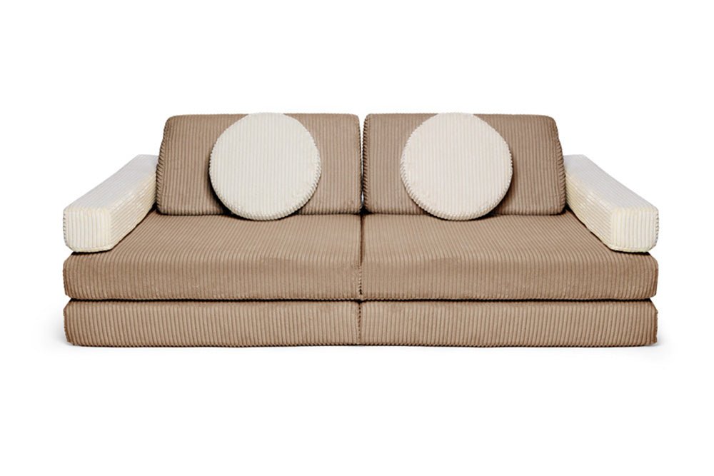 Shappy Speelbank Pure Corduroy in Cookie – vooraanzicht
