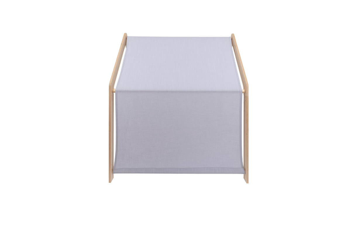 houten speelhuisje naturel met blauw dak voor kinderkamer, aanvullende productfoto 4